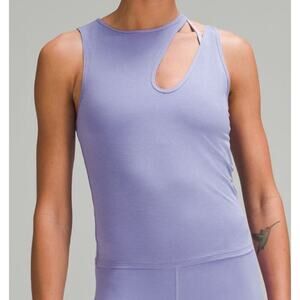 *NWT, Lululemon, Women, Shoulder Cut-Out Yoga Tank, Sz 8, Purple